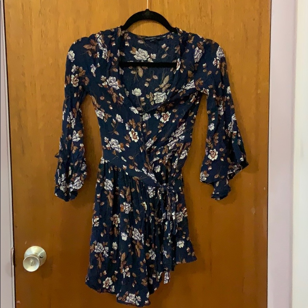 Floral print romper